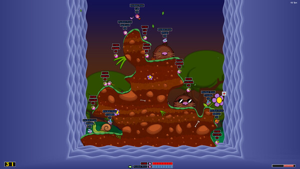 Скриншот из Hedgewars