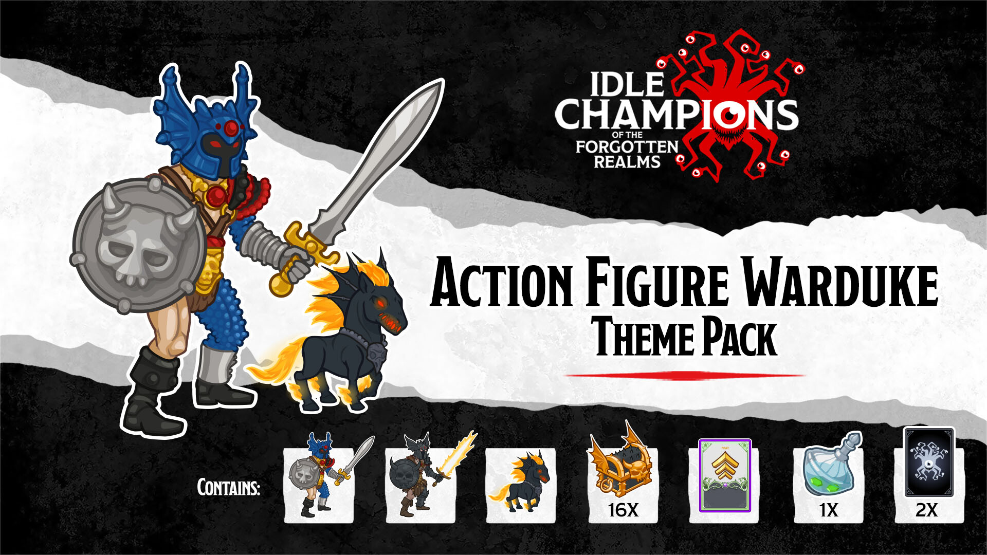 Idle Champions - Action Figure Warduke Theme Pack Featured Screenshot #1