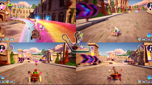โหลดเกม DreamWorks All-Star Kart Racing