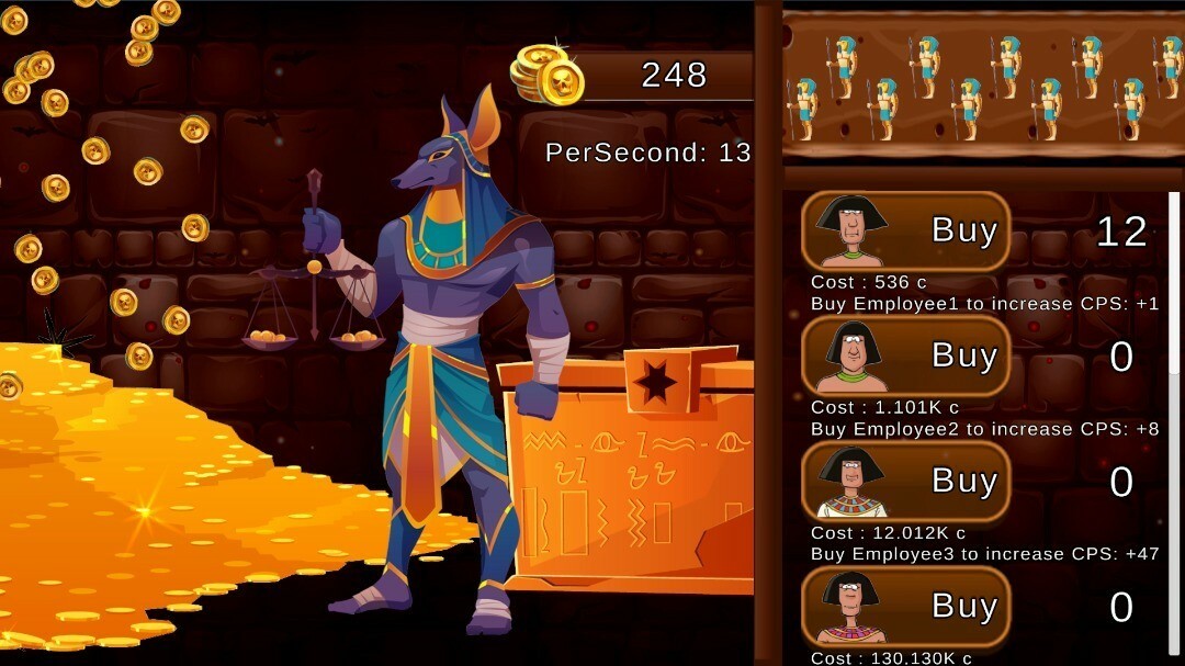 Anubis Clicker screenshot 1