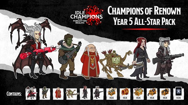 Idle Champions - Champions of Renown: Year 5 All-Star Pack for steam Idle Champions - Champions of Renown: Year 5 All-Star Pack for steam