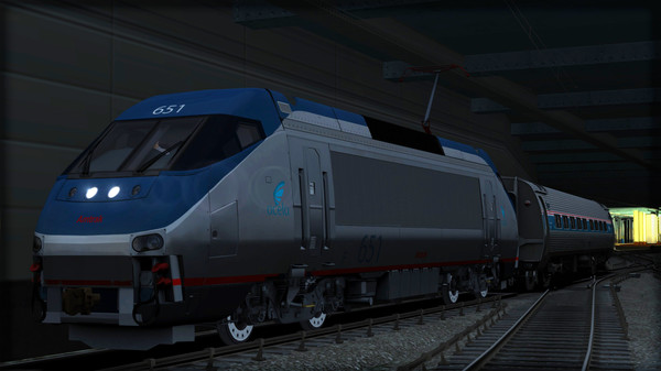 скриншот Amtrak HHP-8 Loco Add-On 2