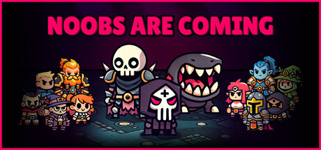 Steam header art for Noobs Are Coming
