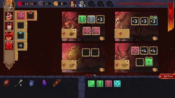 Right and Down and Dice screenshot 1