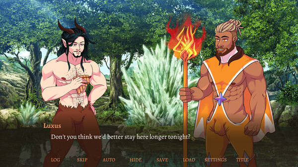 Burning Secrets - A Bara Visual Novel game for windows Pc 1
