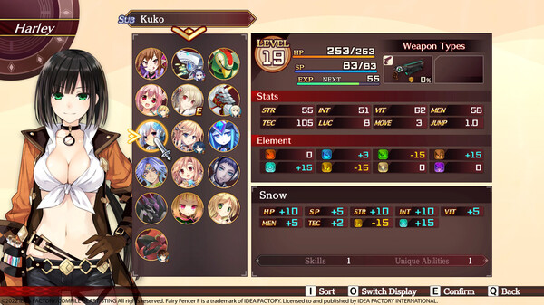 Скриншот из Fairy Fencer F: Refrain Chord