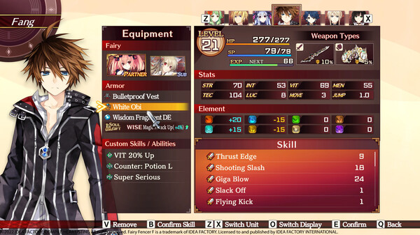 Скриншот из Fairy Fencer F: Refrain Chord