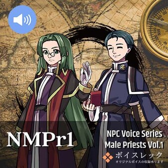 RPG Maker MZ - NPC Male Priests Vol.1