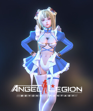 Angel Legion-DLC X Maid(Blue)