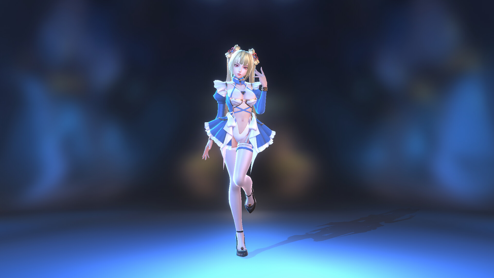 Angel Legion-DLC X Maid(Blue) screenshot thumbnail screenshot 2