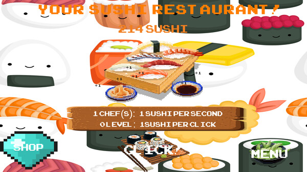 Sushi Clicker game for windows Pc 1