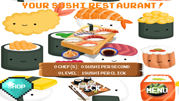 Скриншот из Sushi Clicker
