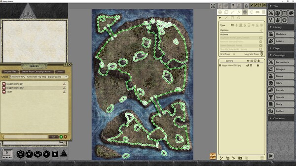 Fantasy Grounds - Pathfinder RPG - Pathfinder Flip-Mat: Bigger Island for steam Fantasy Grounds - Pathfinder RPG - Pathfinder Flip-Mat: Bigger Island for steam