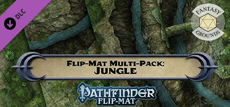 Fantasy Grounds - Pathfinder RPG - Pathfinder Flip-Mat: Jungle Multi-Pack