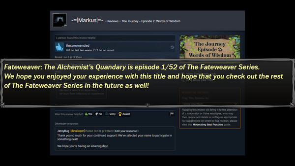 Скриншот из Fateweaver: The Alchemist's Quandary