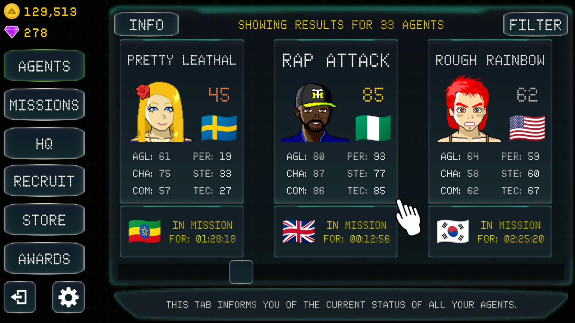 Agent Team Simulator screenshot 1