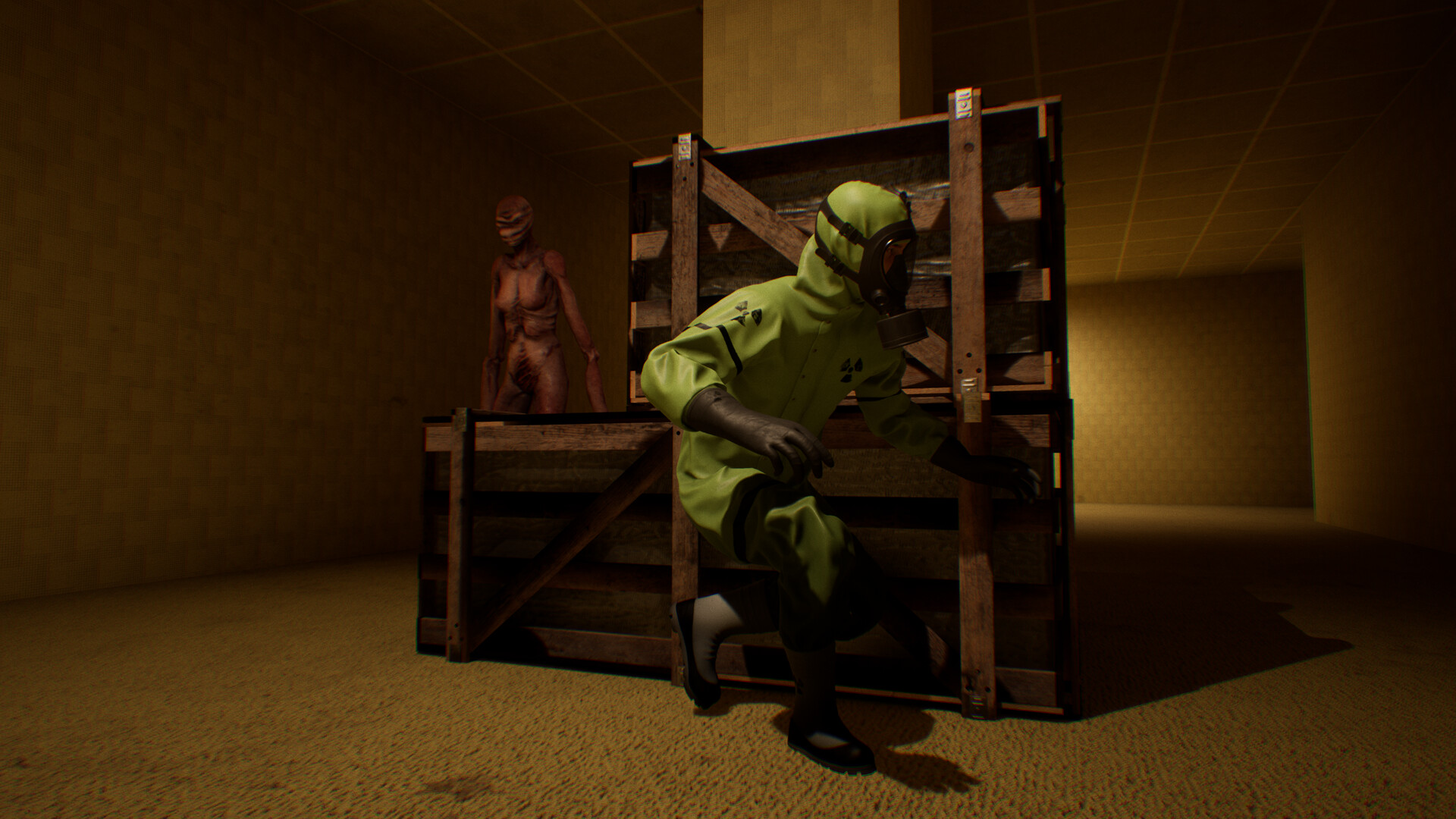The Skin Stealer (From my multiplayer Backrooms game) : r/backrooms