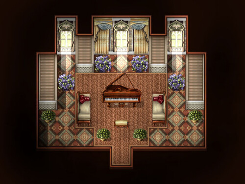 RPG Maker MZ - KR Victorian Mansion Tileset screenshot screenshot 4