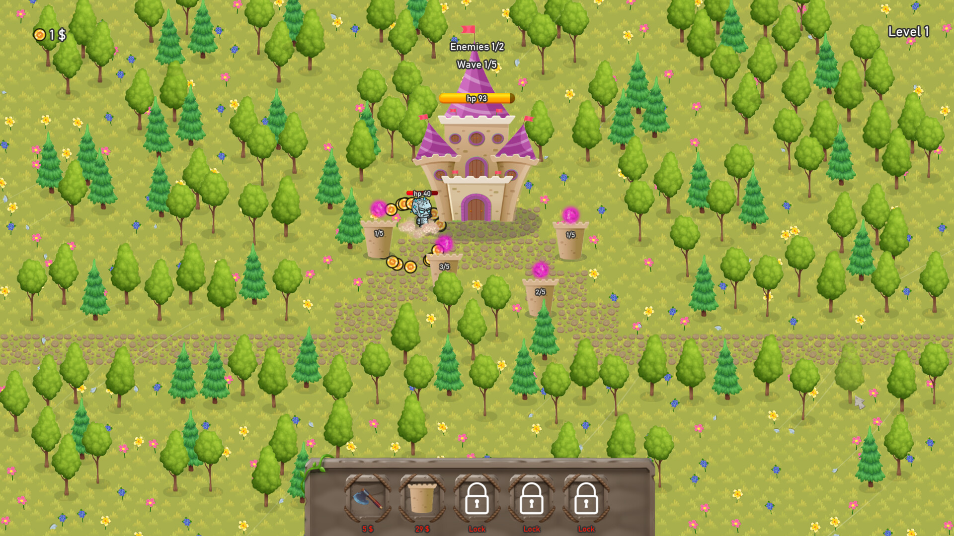Forest towers screenshot 1