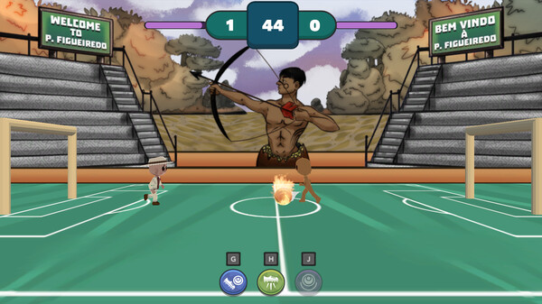 Скриншот из Lendas do Pebol: Mythic Football