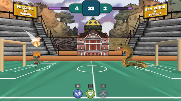 Скриншот из Lendas do Pebol: Mythic Football