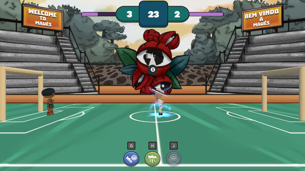 Скриншот из Lendas do Pebol: Mythic Football