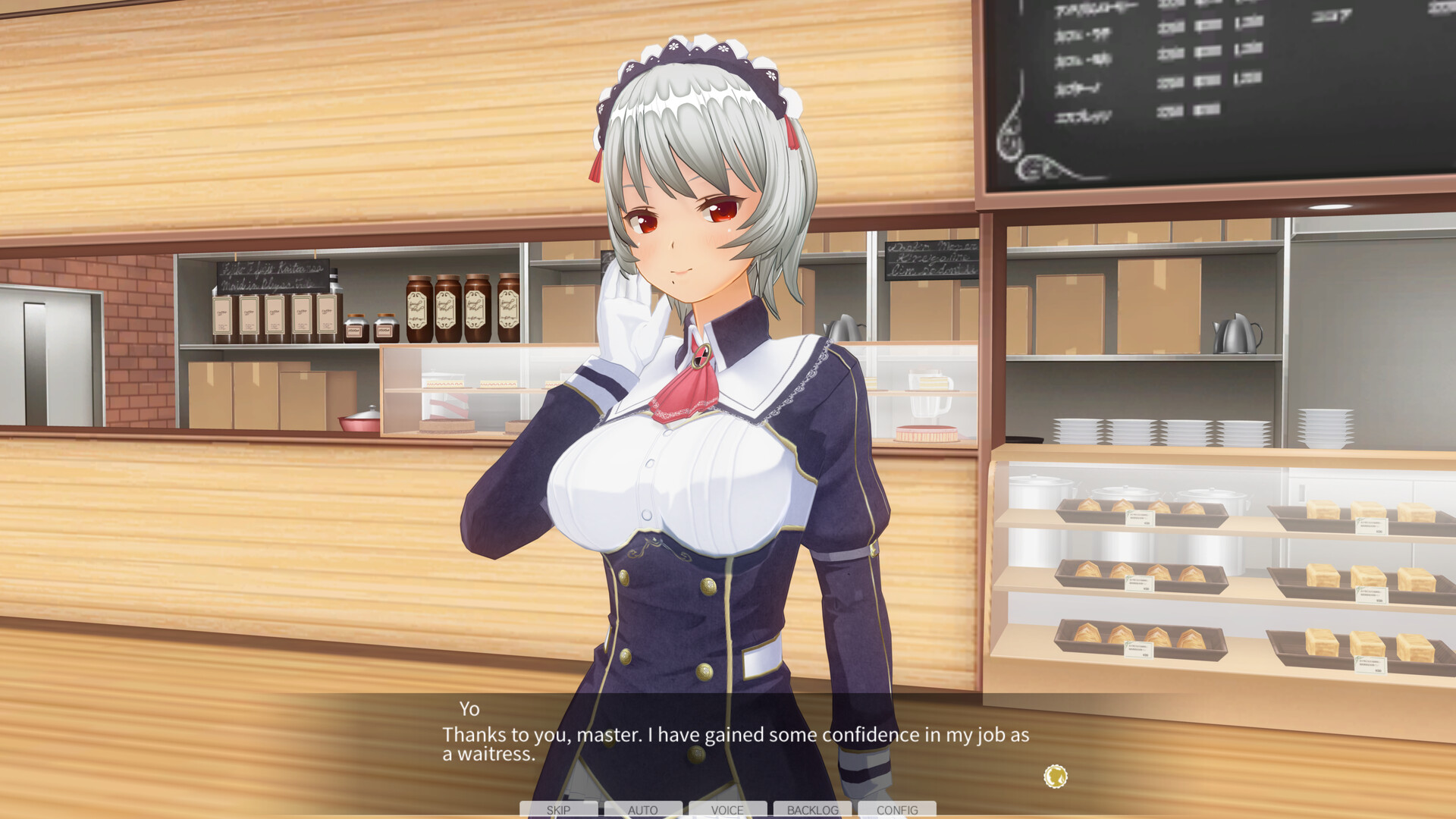 CUSTOM ORDER MAID 3D2 Personality Pack Mature, Level-Headed, and Dependable Secretary Maid PC gameplay screenshot 2 of 5