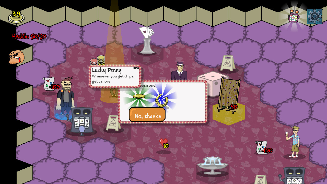 One armed bandit on steam