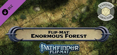 Fantasy Grounds - Pathfinder RPG - Pathfinder Flip-Mat: Enormous Forest