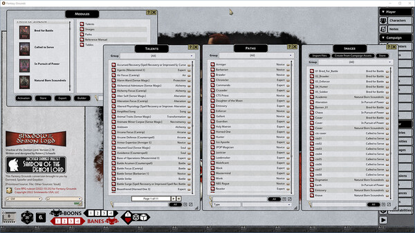 Fantasy Grounds - Paths of Shadow Bundle for steam Fantasy Grounds - Paths of Shadow Bundle for steam