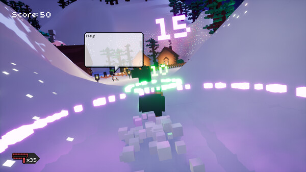 Christmas Luge game for Linux 1