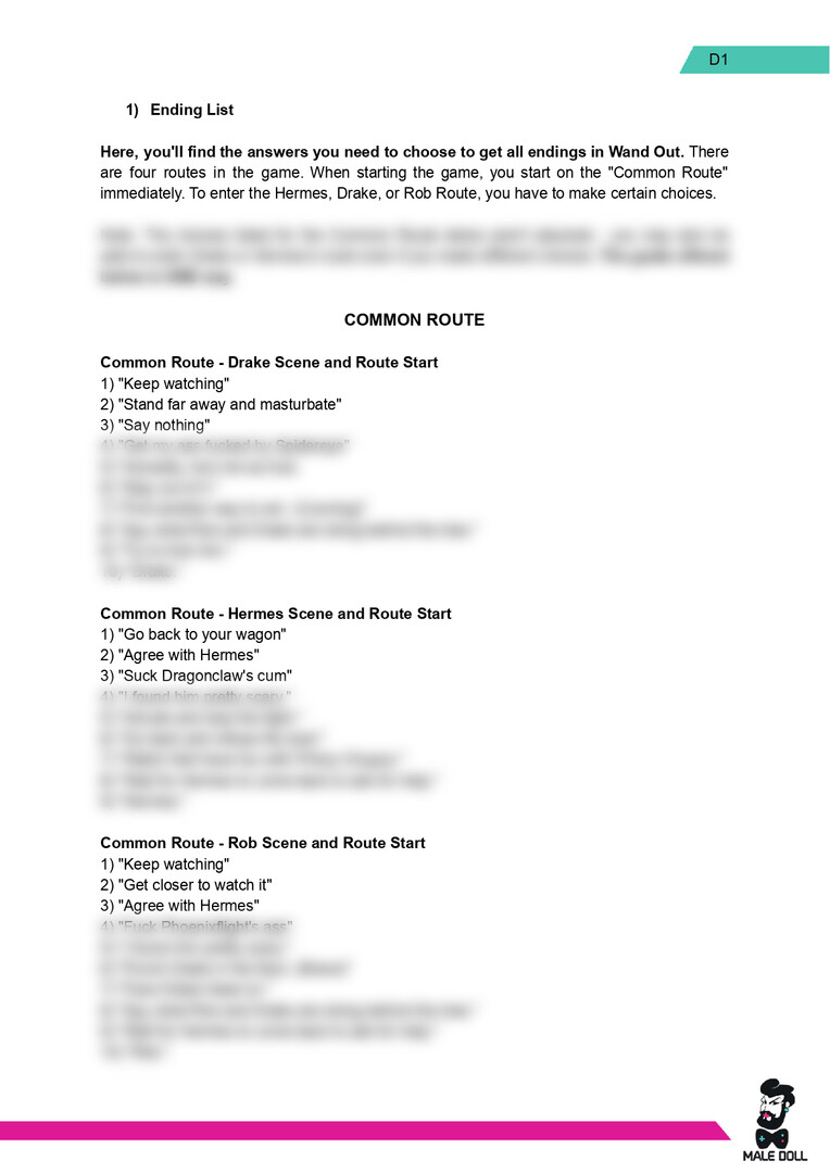 Wand Out - Guide screenshot screenshot 1