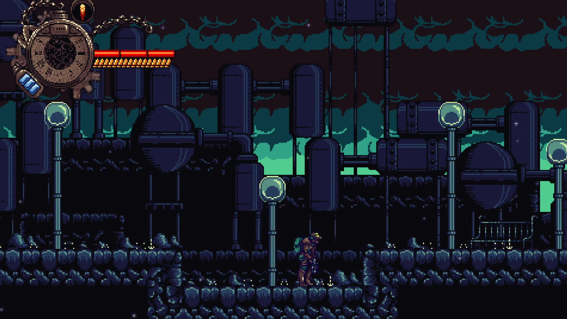 Angel's Gear: An Apocalyptic Horror Metroidvania Where a Mechanical Disease  Has Infected the Planet! 