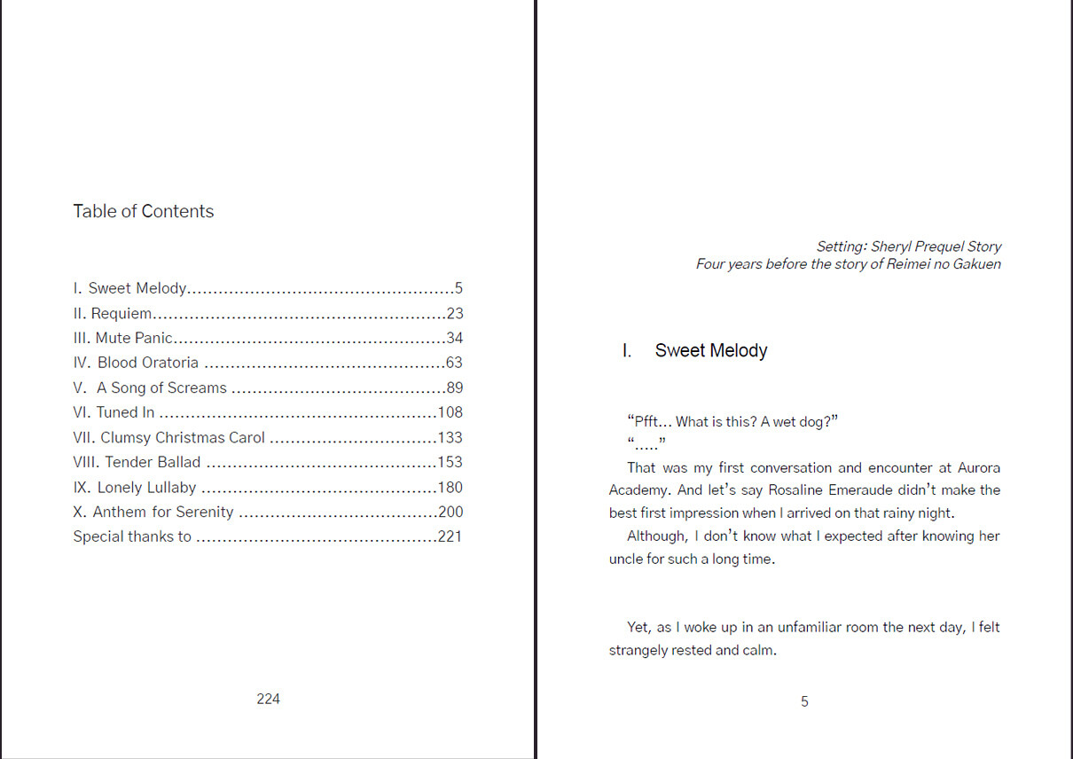 Reimei no Gakuen - Light Novel screenshot screenshot 2