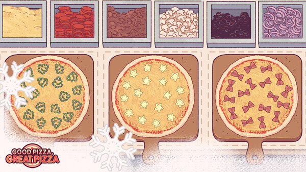 Good Pizza, Great Pizza - Jingle's Topping Skins - Winter 2022 Topping Skins for steam Good Pizza, Great Pizza - Jingle's Topping Skins - Winter 2022 Topping Skins for steam