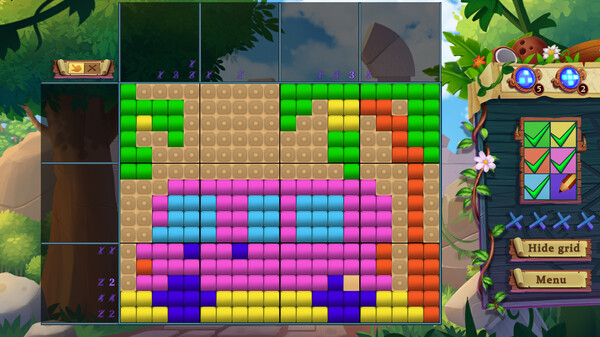 Adventure mosaics. Lost Expedition game for Linux 1