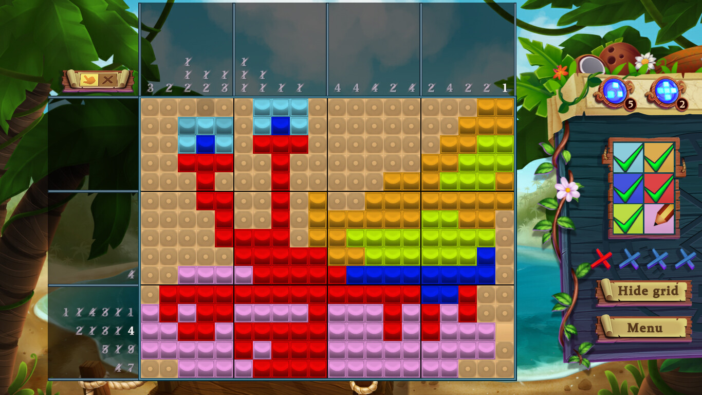 Adventure mosaics. Lost Expedition screenshot 1
