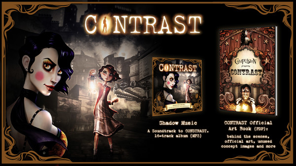 Contrast - Original Soundtrack and Art Book for steam Contrast - Original Soundtrack and Art Book for steam
