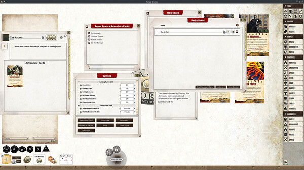 Fantasy Grounds - Supers Powers SWADE Adventure Deck Cards for steam Fantasy Grounds - Supers Powers SWADE Adventure Deck Cards for steam