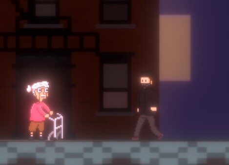 Скриншот из Street Fighting Grandma