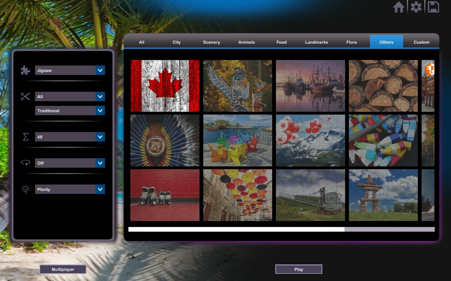 Let's Play Jigsaw Puzzles: Canada screenshot screenshot 6