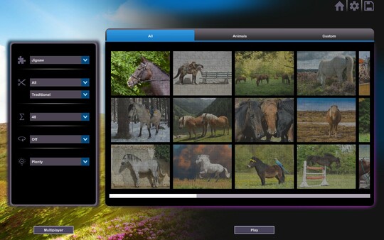 Let's Play Jigsaw Puzzles: Horses for steam Let's Play Jigsaw Puzzles: Horses for steam