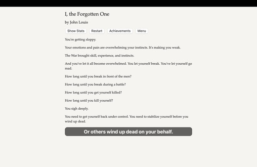 I, the Forgotten Onefor windows and Linux 1