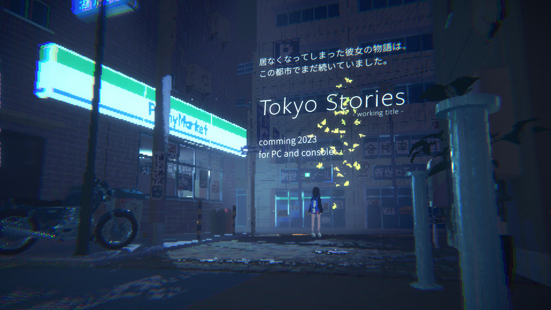 Steam Store Page is now Open for Tokyo Stories, A Pixel Art Adventure Game  Gaining Attention World-Wide! Add to your Wishlist for a chance to win an  original postcard.