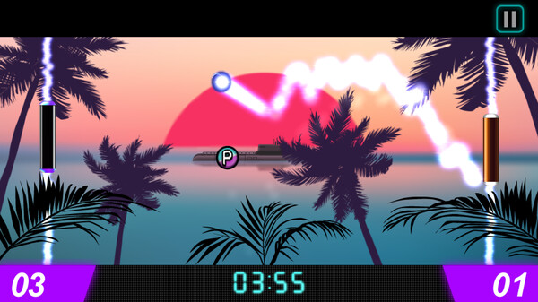 Synth Pong game for Linux 1