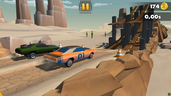 Скриншот из Race in Desert