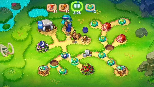 Tribe Dash - Stone Age Time Management & Strategy game for Linux 1