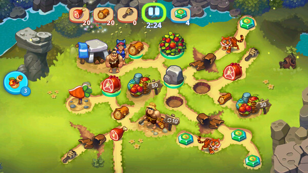 Tribe Dash - Stone Age Time Management & Strategyfor windows and Linux 1
