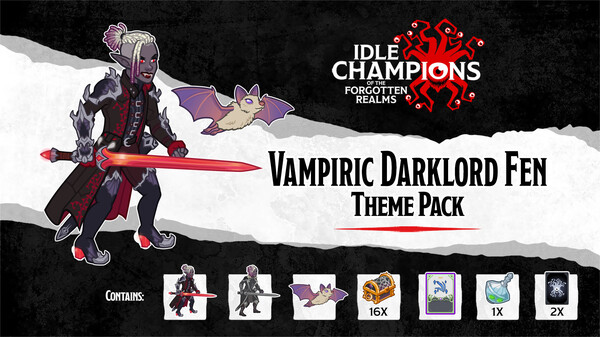 Idle Champions - Vampiric Darklord Fen Theme Pack