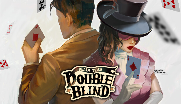 Imagen de la cápsula de "Death Trick: Double Blind" que utilizó RoboStreamer para las transmisiones en Steam